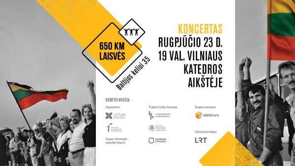Baltijos keliui 35 – jubiliejinis koncertas „650 KM LAISVĖS”