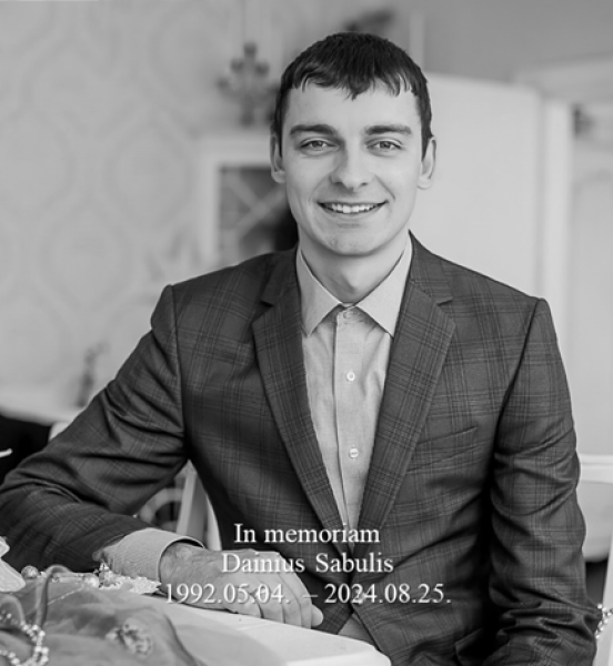 In memoriam Dainius Sabulis. Informacija