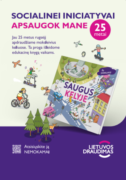 „Lietuvos draudimo“ akcijai „Apsaugok mane“ 25-eri: rugsėjį Kėdainių rajone vėl bus apdrausti...