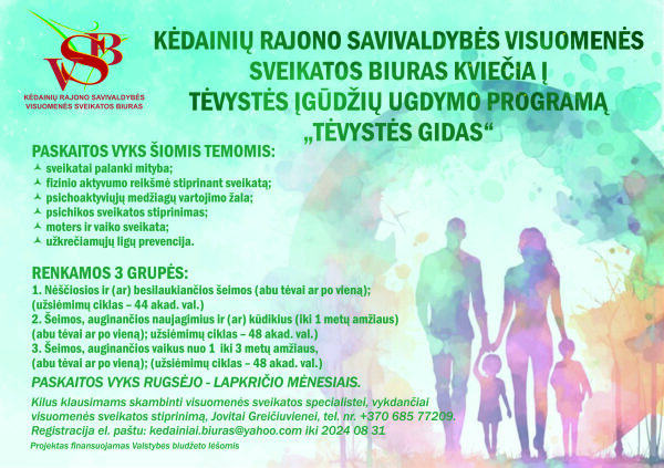 Kviečiame į programą ,,Tėvystės gidas“