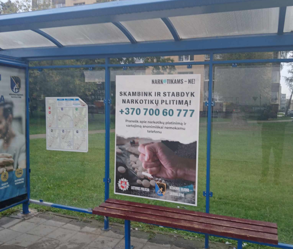 Skambink ir stabdyk narkotikų plitimą!