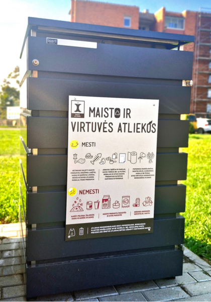 Maisto ir virtuvės atliekų surinkimas Kėdainių mieste