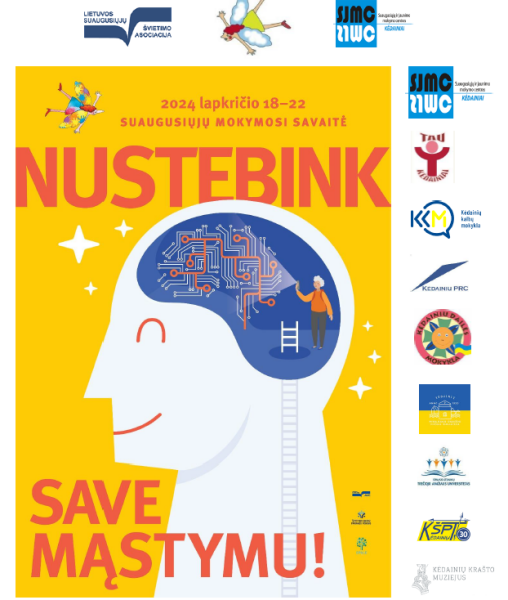 Suaugusiųjų mokymosi savaitė „Nustebink save mąstymu!“ 
