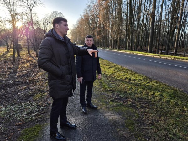 Susitikus su „Via Lietuva“ vadovu – ne tik pokalbiai, bet ir kelių apžiūros