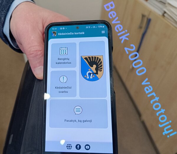 Per dvi savaites – beveik 2000 vartotojų