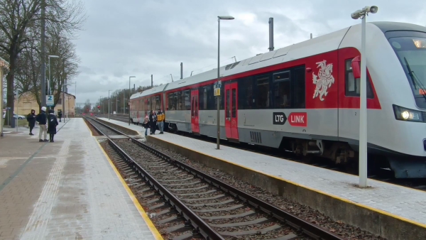 Traukinys Vilnius–Ryga–Vilnius ir 2025 metais stos Kėdainiuose