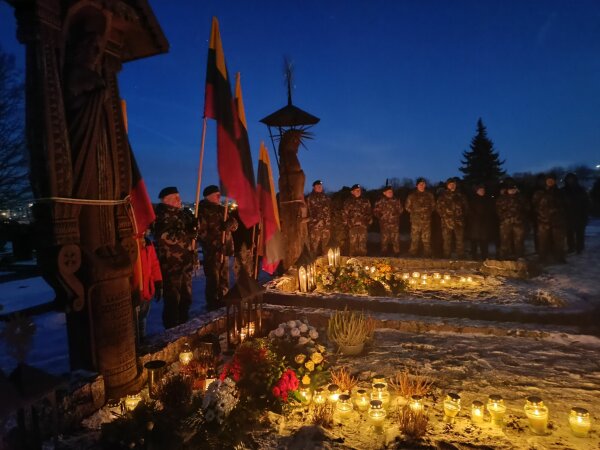 Kėdainiuose paminėta Sausio 13-oji – Laisvės gynėjų diena