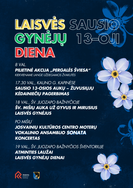 Laisvės gynėjų dieną minėkime drauge!