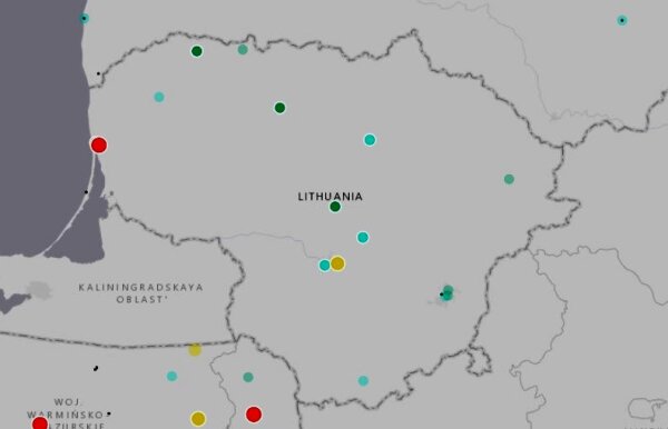 Aukštas aplinkos oro užterštumas kietosiomis dalelėmis: vyraus vidutiniškai palankios...