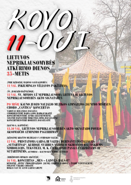 Lietuvos nepriklausomybės atkūrimo dienos renginiai Kėdainiuose