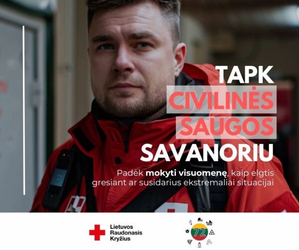 Kviečia savanoriauti mokant visuomenę ruoštis krizėms: karui, branduolinei avarijai ar stichinei...