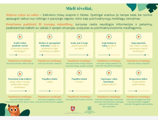 Informaciniai videofilmai padės tėvams stiprinti žinias, kaip apsaugoti vaikus nuo...