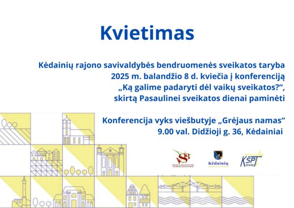 Kviečiame į konferenciją „Ką galime padaryti dėl vaikų sveikatos?“ 