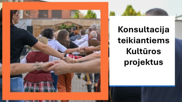 Kviečiame registruotis į konsultaciją dėl Kultūros projektų konkurso