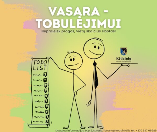 Darbdavių ir jaunų žmonių dėmesiui!  Startuoja jaunimo vasaros užimtumo ir integracijos į darbo...