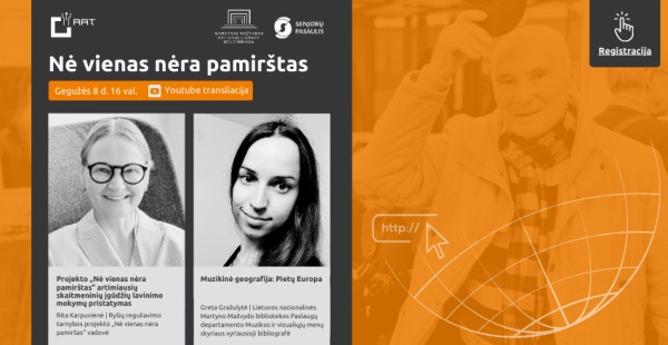 „Nė vienas nėra pamirštas“ ir vėl kviečia į nuotolinę paskaitą!
