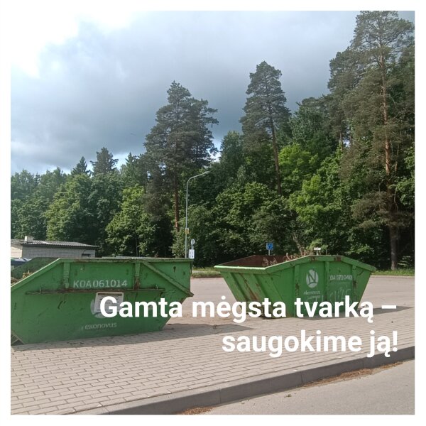 Atsakingai tvarkykime žaliąsias atliekas