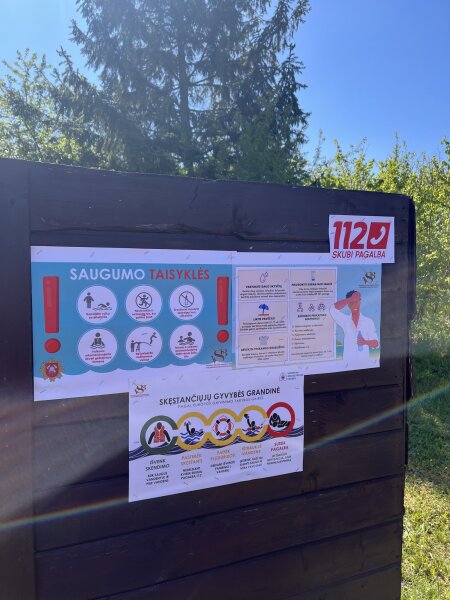 Kėdainių rajono maudyklose rasite informaciją apie kaitros ir nelaimingų atsitikimų prevenciją...