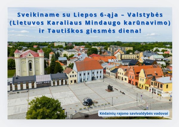 Sveikiname su Liepos 6-ąja – Lietuvos karaliaus Mindaugo karūnavimo diena!