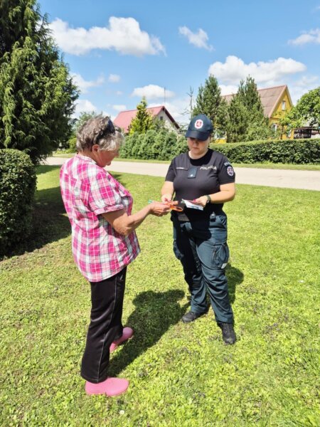 Kėdainių rajono policijos bendruomenės pareigūnai vykdė prevencines priemones
