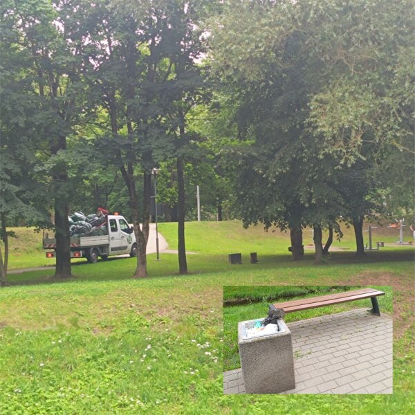 Primename gyventojams: miesto šiukšliadėžės nėra skirtos buitinėms atliekoms! 