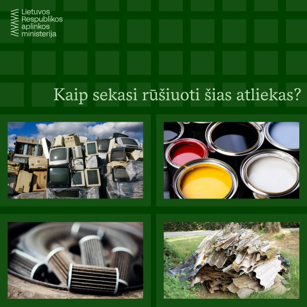 Kaip sekasi namų ūkiuose rūšiuoti pavojingas atliekas? Kviečiame pasidalinti patirtimi
