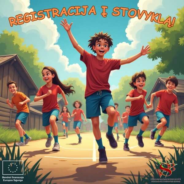 Terapinė stovykla 6–15 m. vaikams ir paaugliams: mažinkime nerimą kartu