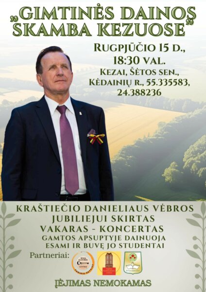 Kviečia į išskirtinį koncertą per Žolinę! Susitikime Kezų kaime