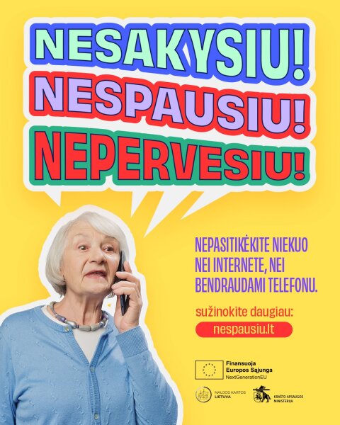 Kibernetinių sukčių atakų daugėja – nauja iniciatyva moko žmones atsparumo