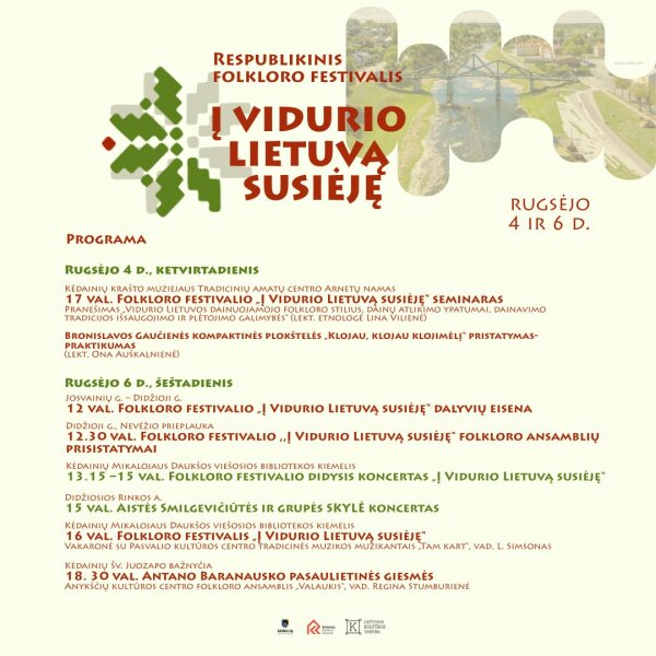 Festivalis „Į Vidurio Lietuvą susiėję“: edukacijos, seminarai, koncertai ir vaišės!