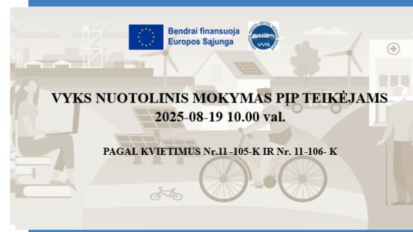 Kviečiame į nuotolinius mokymus „Vietos plėtros projekto įgyvendinimo plano parengimas“
