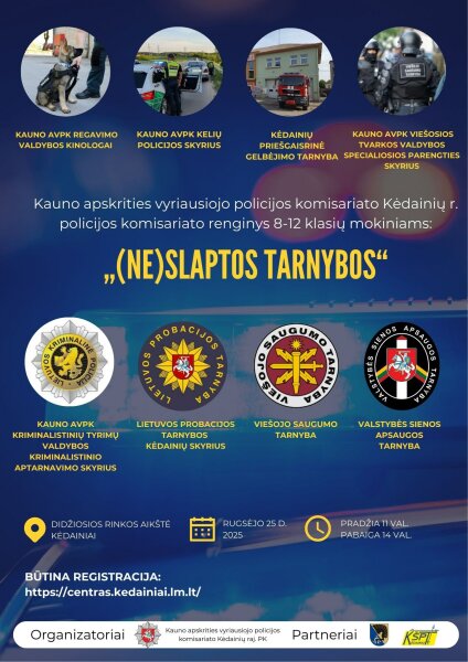 (Ne)slaptos tarnybos – atskleisk paslaptis iš arti!