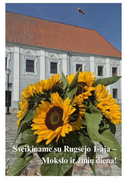 Sveikiname su Rugsėjo 1-ąja – Mokslo ir žinių diena!