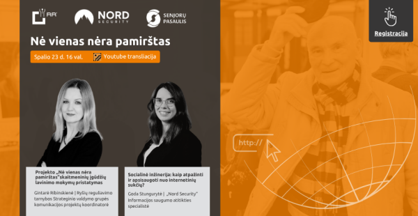 „Nė vienas nėra pamirštas“ ir vėl kviečia į nuotolinę paskaitą!