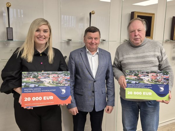 Meras V. Tamulis susitiko su šių metų Kėdainių gyventojų iniciatyvų konkurso nugalėtojais