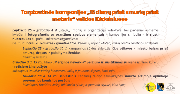Gruodžio 3 d. M. Daukšos viešojoje bibliotekoje vyks filmo „Merginos neverkia“ peržiūra ir...