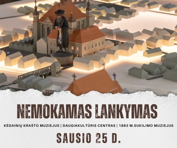 Paskutinį mėnesio sekmadienį – sausio 25 d. – kviečiame lankytojus nemokamai apsilankyti...