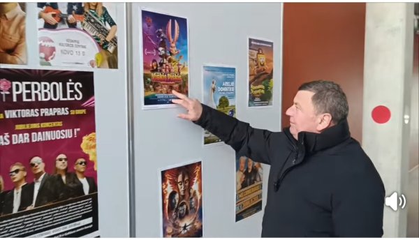 Kėdainiuose pradedami rodyti kino filmai