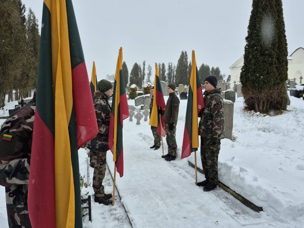 Kėdainiuose vyko Lietuvos laisvės kovų atminimui skirti prasmingi renginiai