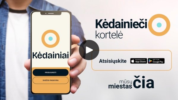 Moderni, patogi ir dar naudingesnė – atsisiųskite atnaujintą „Kėdainiečio kortelę“ į savo...