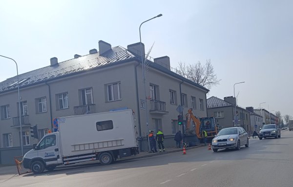 Informacija apie vandentiekio avarijų likvidavimo darbus Kėdainiuose