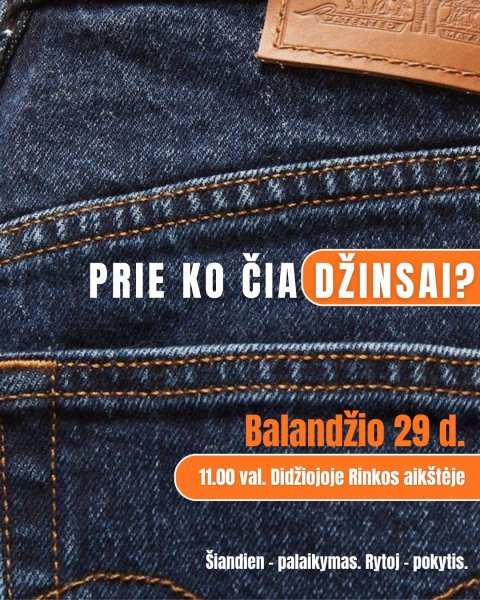 Didžiosios Rinkos aikštėje – Tarptautinė džinsų diena