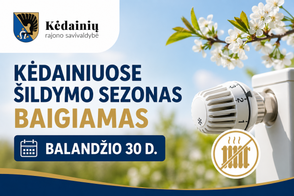 2025–2026 metų šildymo sezono pabaiga