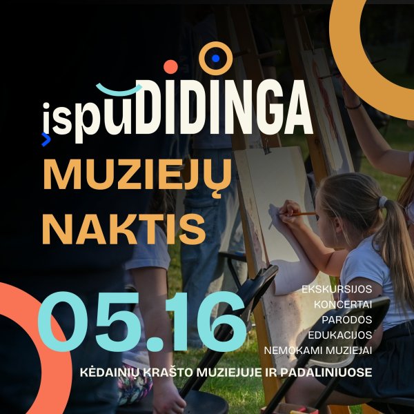 Europos muziejų naktis Kėdainiuose: renginių programa