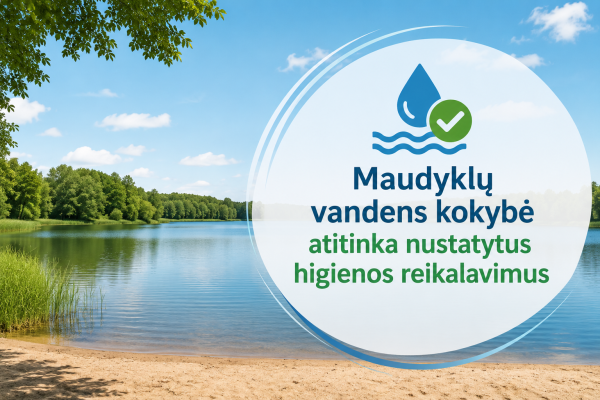Prieš maudymosi sezoną atlikti pirmieji maudyklų vandens ir paplūdimių smėlio tyrimai