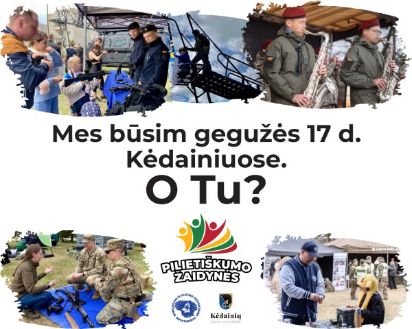 Dar galite suspėti – registracija į „Pilietiškumo žaidynes“ pratęsta iki gegužės 15 d. 23.59 val.