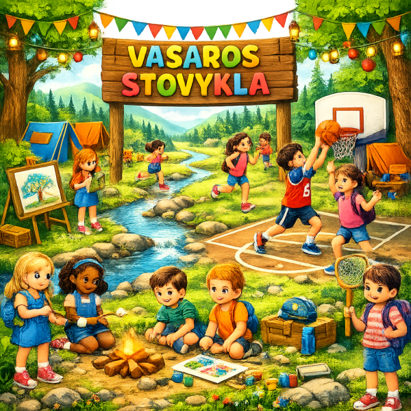 2026 m. gegužės 26 d. 10 val. prasidės registracija į vaikų vasaros stovyklas