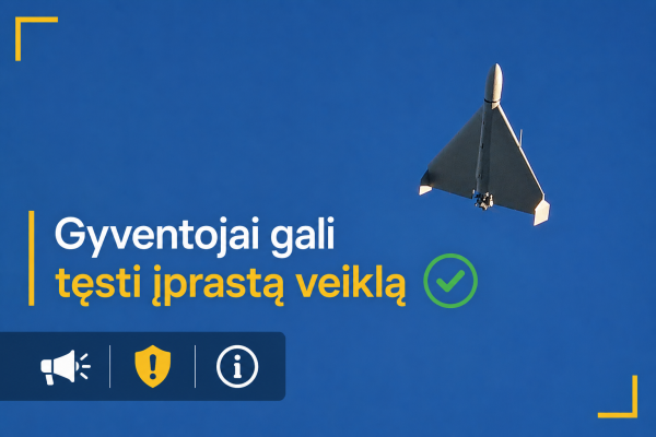 Šėtos seniūnijos gyventojai gavo gyventojų informavimo ir perspėjimo sistemos pranešimą apie...