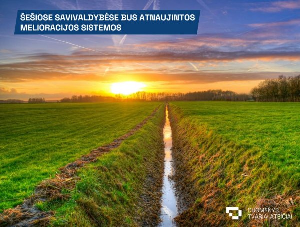 Kėdainiai – tarp šešių savivaldybių, kuriose bus modernizuojama melioracijos infrastruktūra