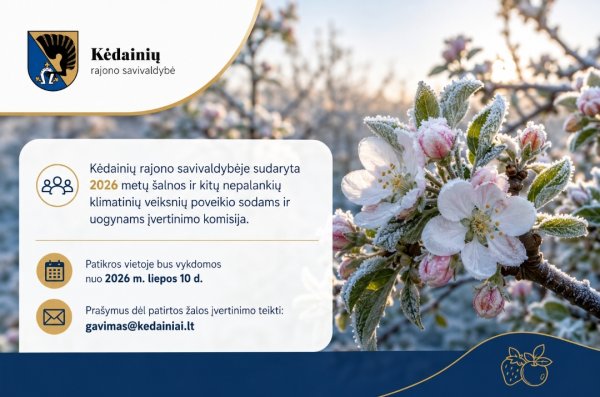 Dėl žalos sodams ir uogynams įvertinimo